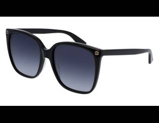 Gucci GG0022S-001 Sončna očala Oversize - Gucci GG0022S-001