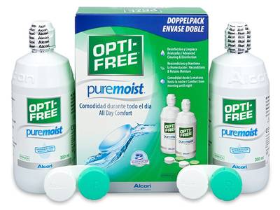 Tekočina OPTI-FREE PureMoist 2 x 300 ml